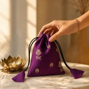 Subtle Buti Design Potli