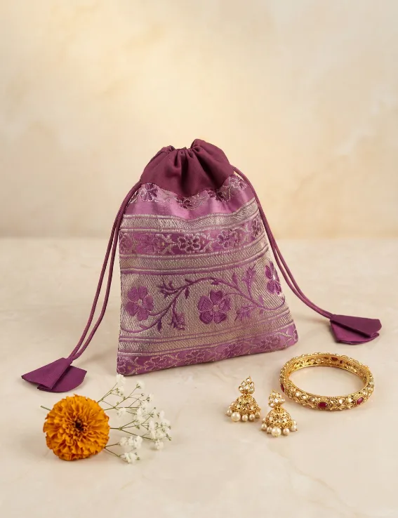 Classic Floral Design Potli