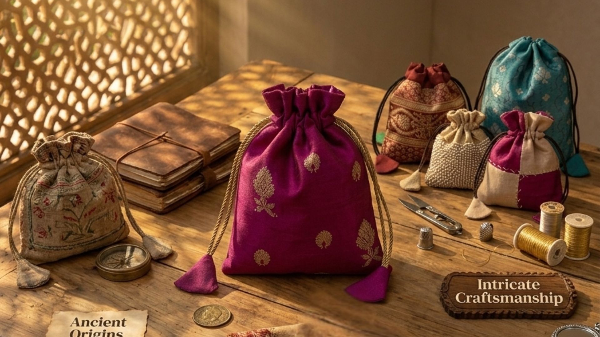 zardozi embroidery bag