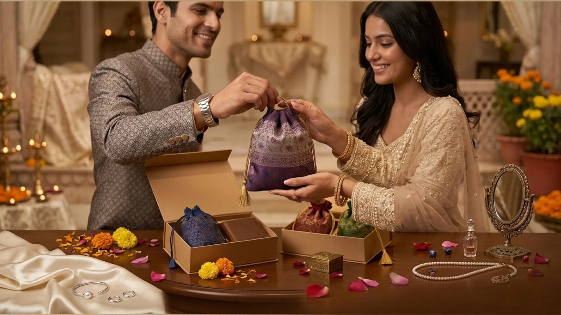 gift potli bag for women