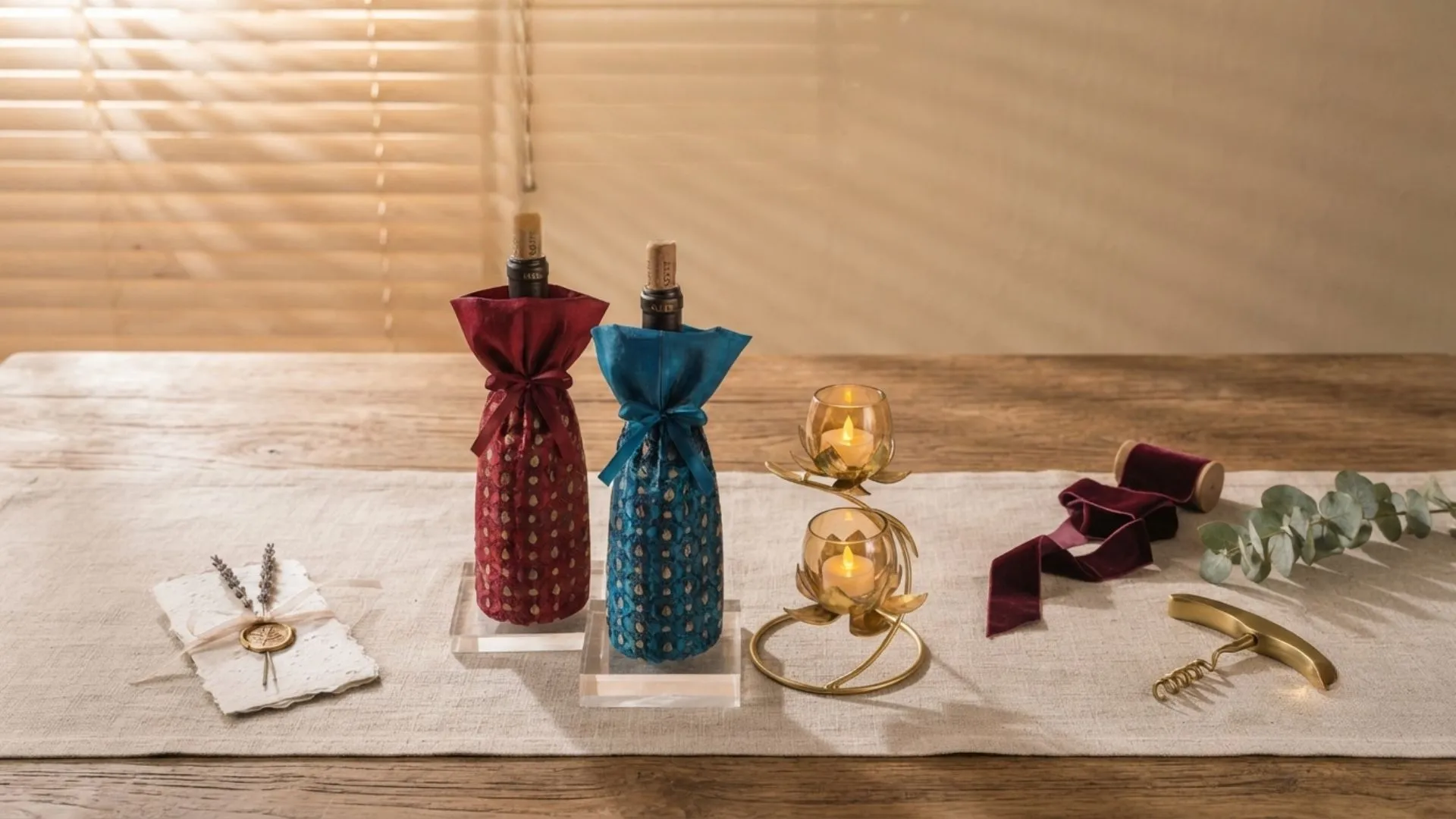 Wine Wrap Potli Packaging Ideas